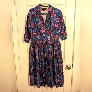 Trashy Diva Americana cotton cool watercolor dress 10